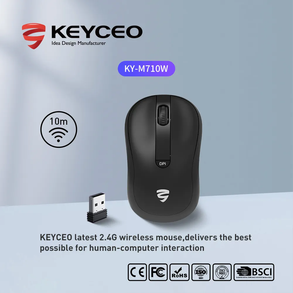 Best Mechanical Keyboard Manufacturers Keyceo Brand 1600 KY-M710W 2