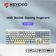 Gaming Keyboard Manufacturers 443.8*145.5*40.2mm Keyceo 2
