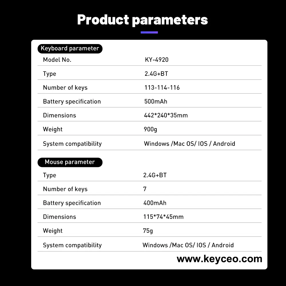 Best Mechanical Keyboard Manufacturers KY-4920 by Keyceo 9