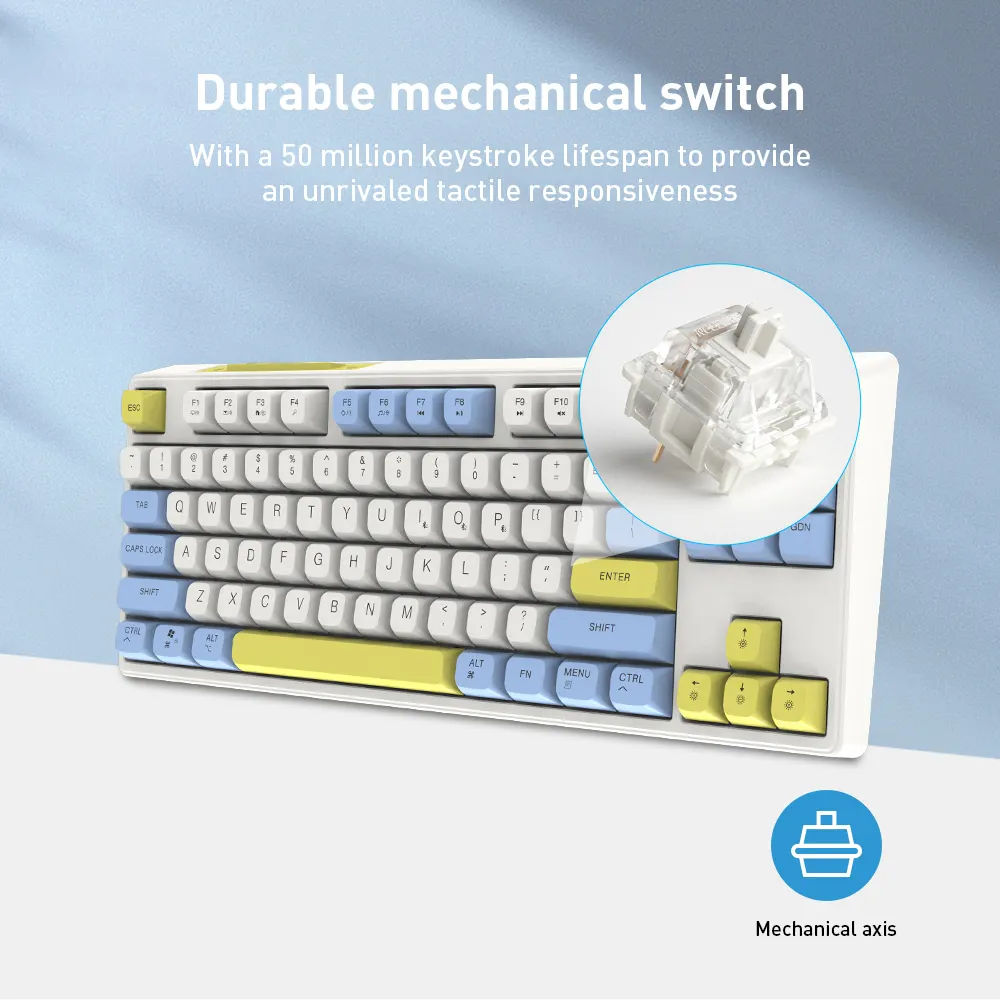 Custom OEM Mechanical Keyboard 463±59g Keyceo 4