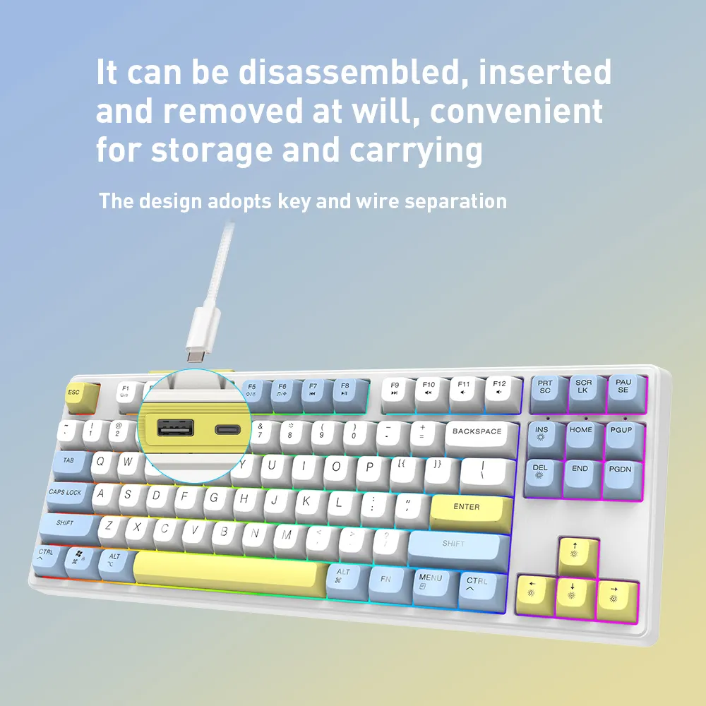 Custom OEM Mechanical Keyboard 463±59g Keyceo 6
