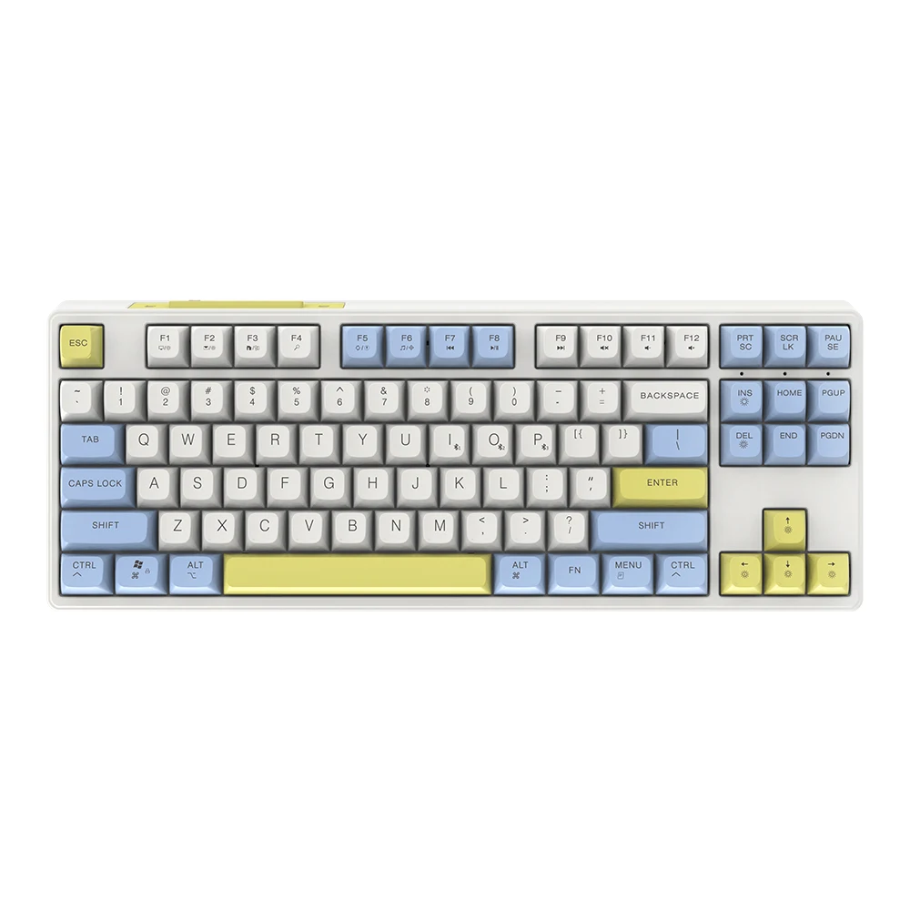 Teclado para juegos KY-MK112, iluminación LED RGB OEM, teclado mecánico USB, diseño de separación de cables 1