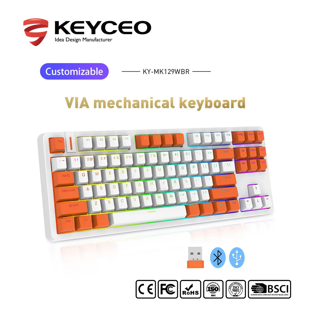 Best Mechanical Keyboard Manufacturers KY-MK129 Keyceo Company 2