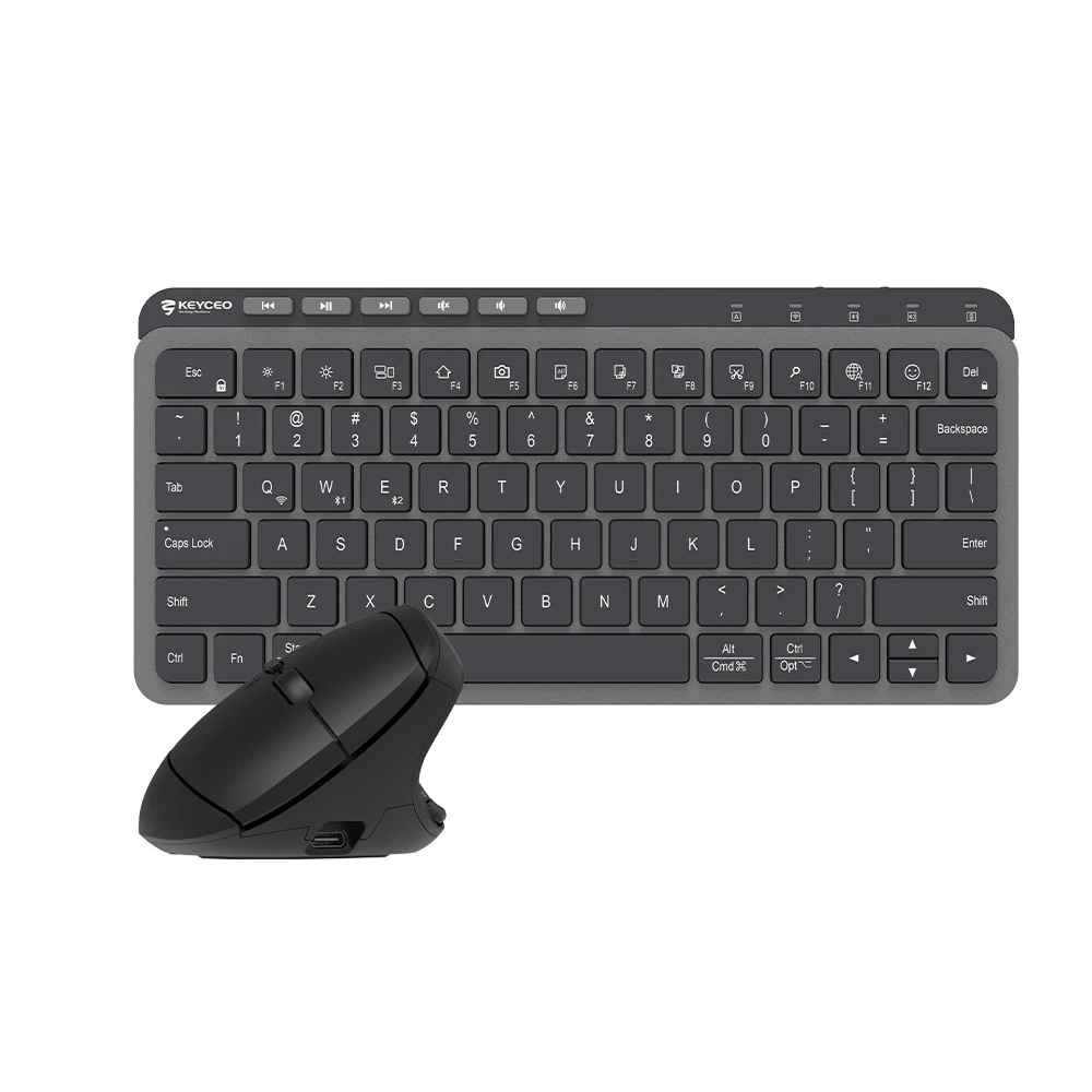 KY-6020 Inch 2024 with wireless mouse BT ergonomic keyboard Scissor Combination 78 Keys Gaming Keyboards 1