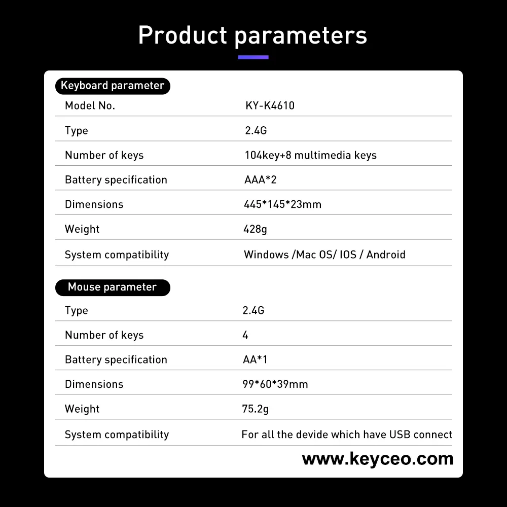 Keyceo Brand OEM Keyboard Supplier-4 8