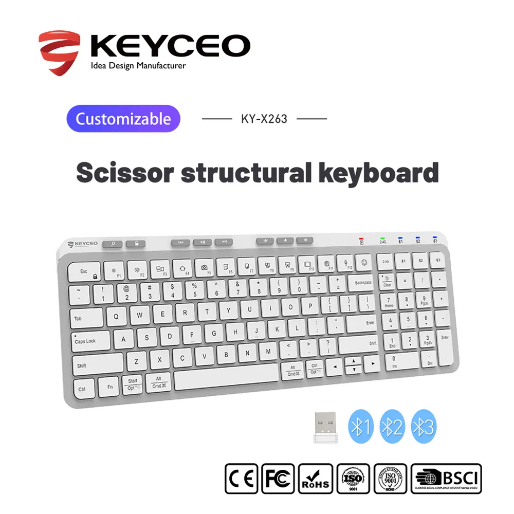 Custom OEM Keyboard KY-X263 Keyceo 2