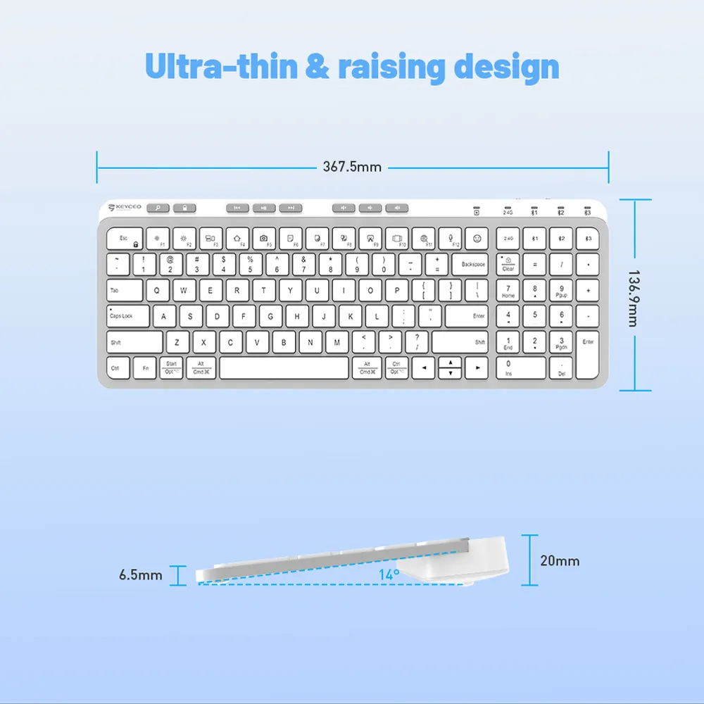 Custom OEM Keyboard KY-X263 Keyceo 7