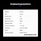 Custom OEM Keyboard KY-X263 Keyceo 8