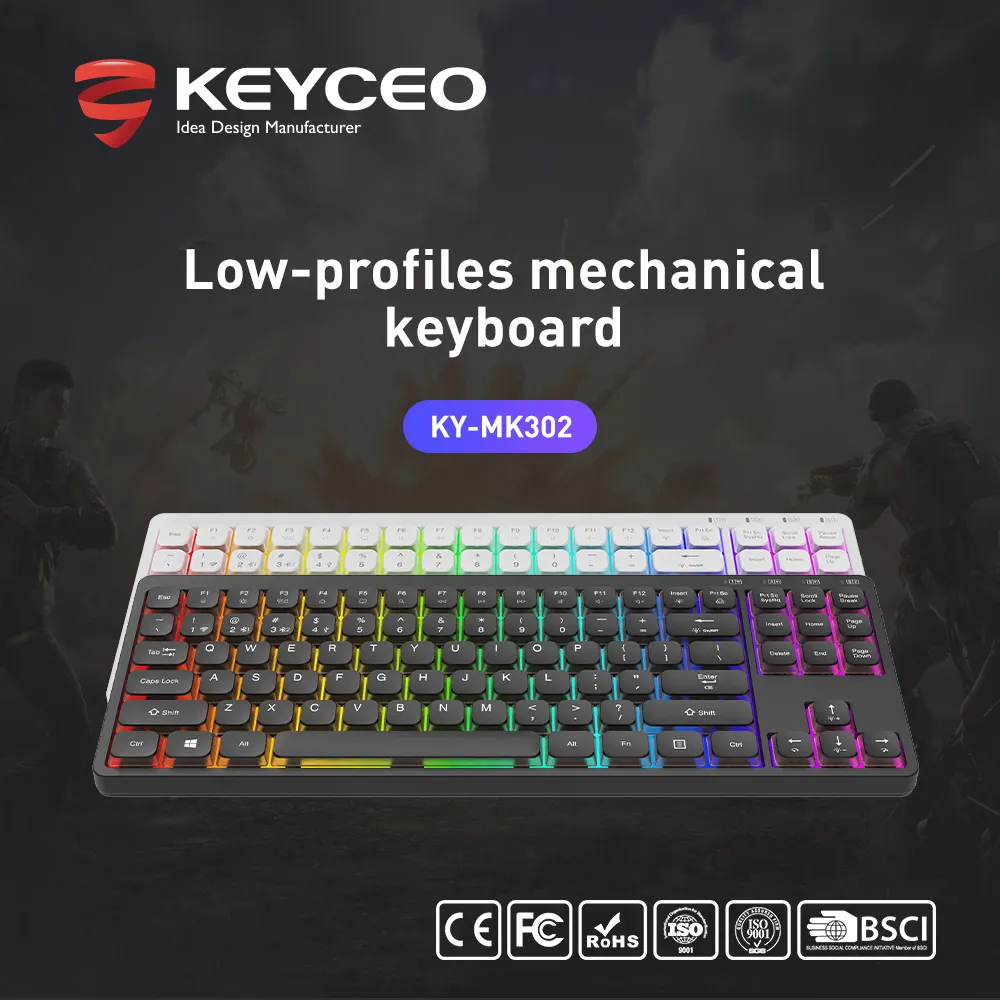 Best Gaming Keyboard Manufacturer Ultra-thin Keyboard by Keyceo 3