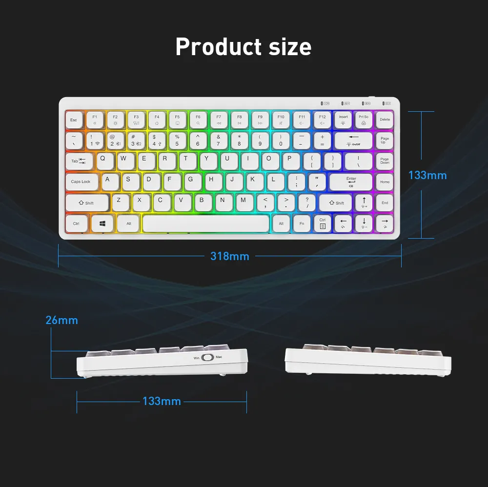 Mouse Pad Manufacturer Ultra-thin Keyboard - - Keyceo 11