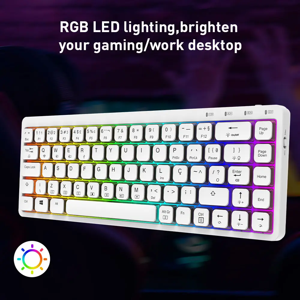 Mouse Pad Manufacturer Keyceo Brand English Low-profiles Mechanical Keyboard 8