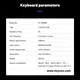 Custom Best Gaming Keyboard Manufacturer KY-MK88B Keyceo 10