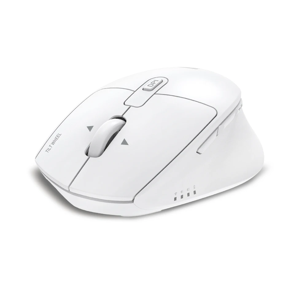 KY-M808WB Mouse wireless da ufficio dual-mode ad alta precisione 2.4G+BT Design ergonomico regolabile DPI a 3 livelli Mouse con pulsanti a 7 funzioni 1