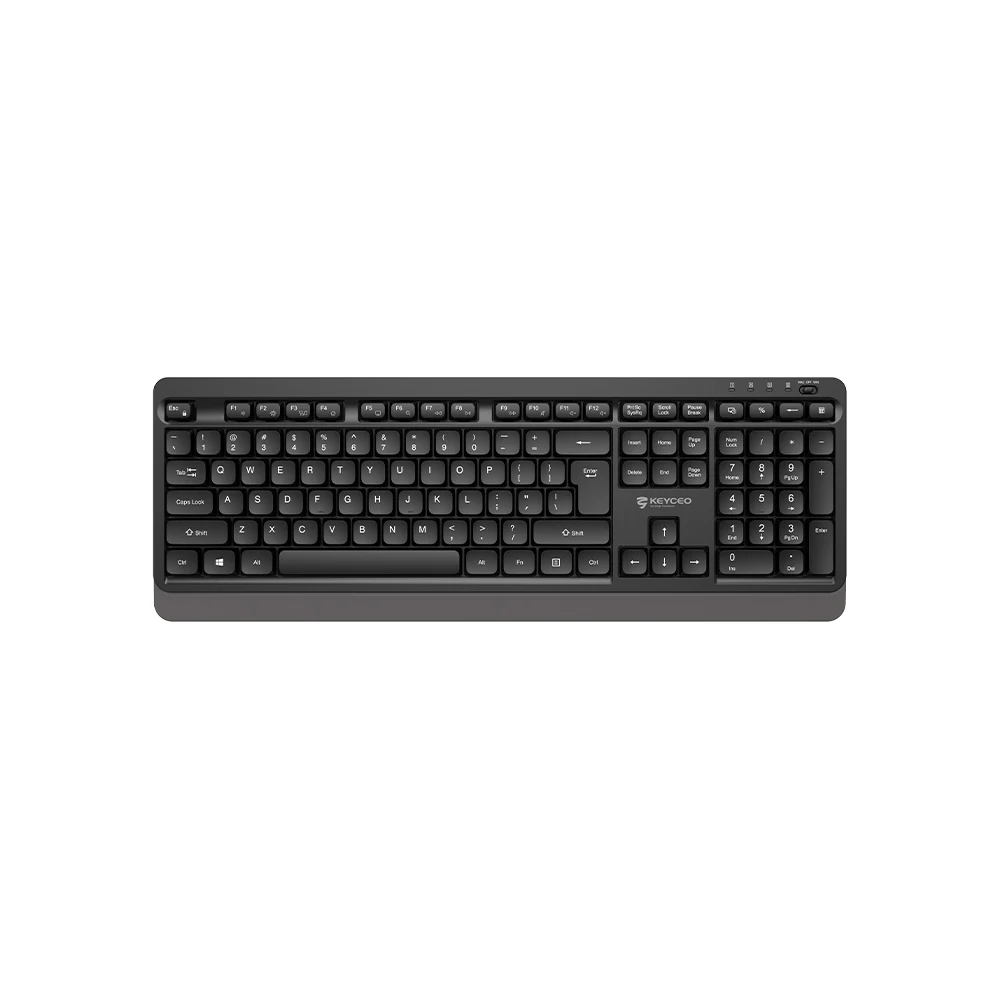 Clavier de bureau silencieux, silos de stockage économes en énergie, compatibilité double système, portable pour ordinateur professionnel et portable, KY-K680W 1