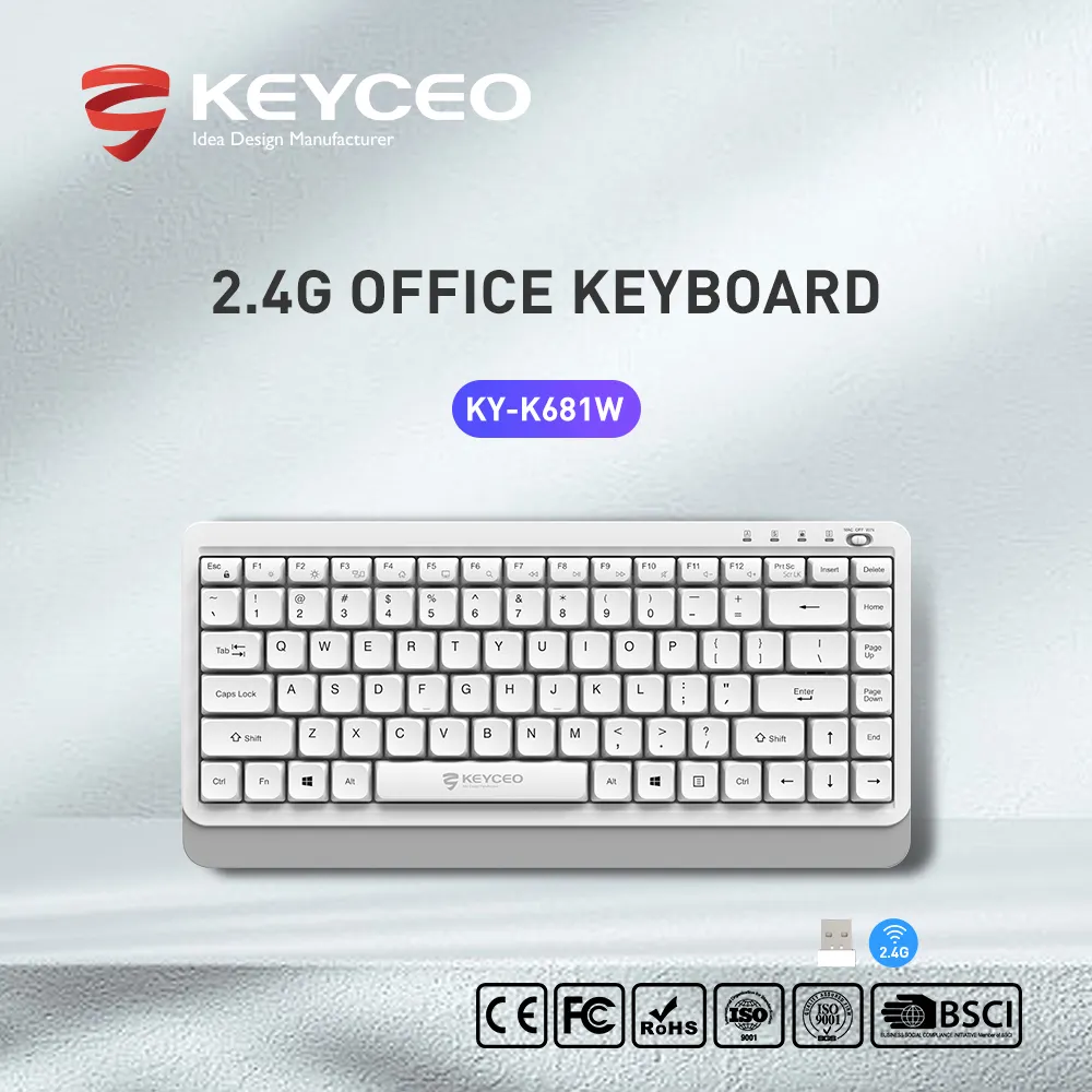 Gaming Keyboard Manufacturers KY-K681W - - Keyceo 2