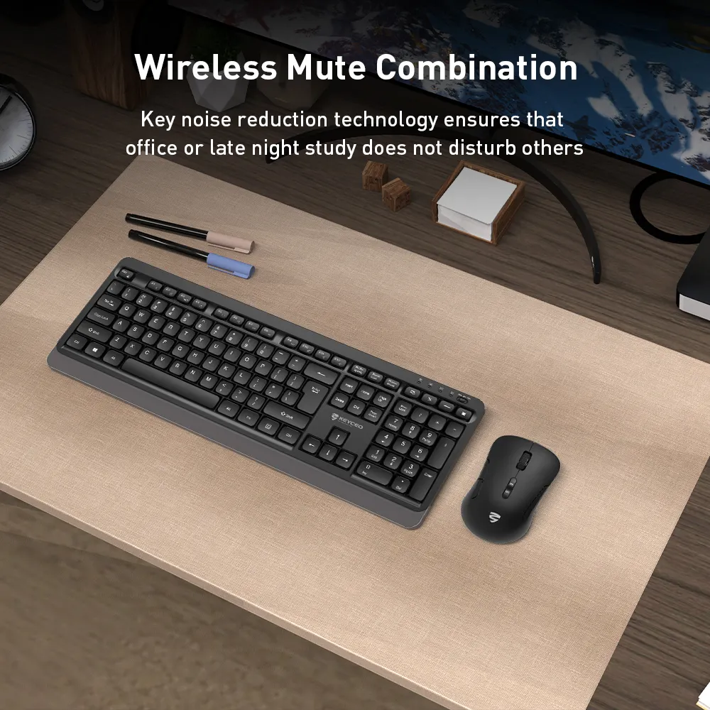Gaming Keyboard and Mouse Officeworks Wireless Keyboard & Mouse Combo by Keyceo 3