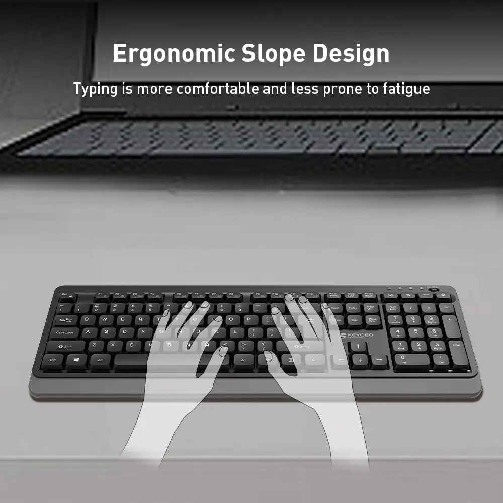 Gaming Keyboard and Mouse Officeworks Wireless Keyboard & Mouse Combo by Keyceo 4