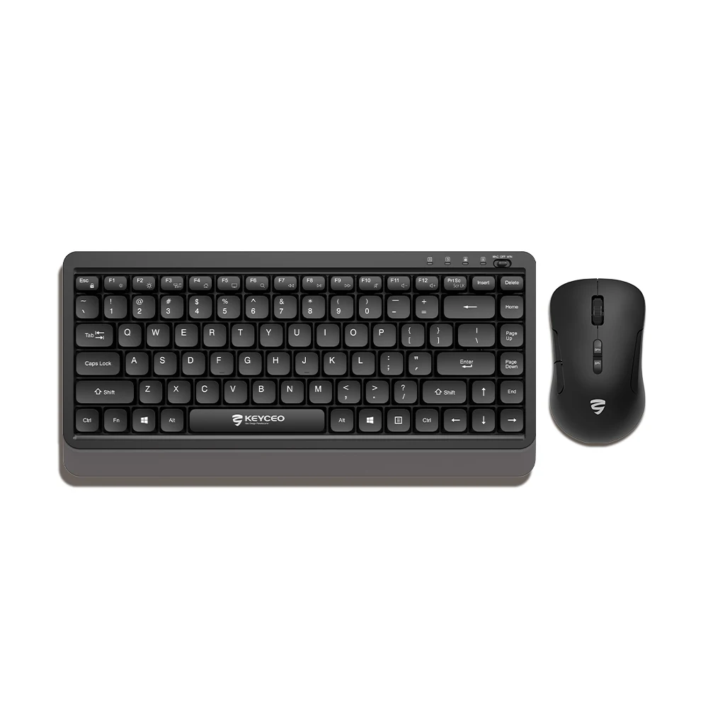 KY-4930 OEM 2.4G wireless keyboard and mouse combo ergonomic slope design mute  portability for business computer laptop 1