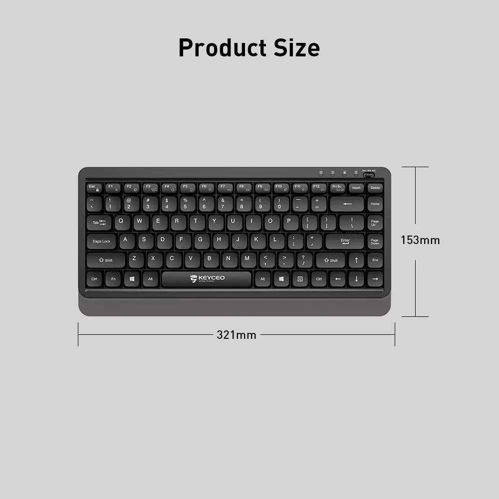 Office Works Keyboard Mouse KY-4630 - - Keyceo 6