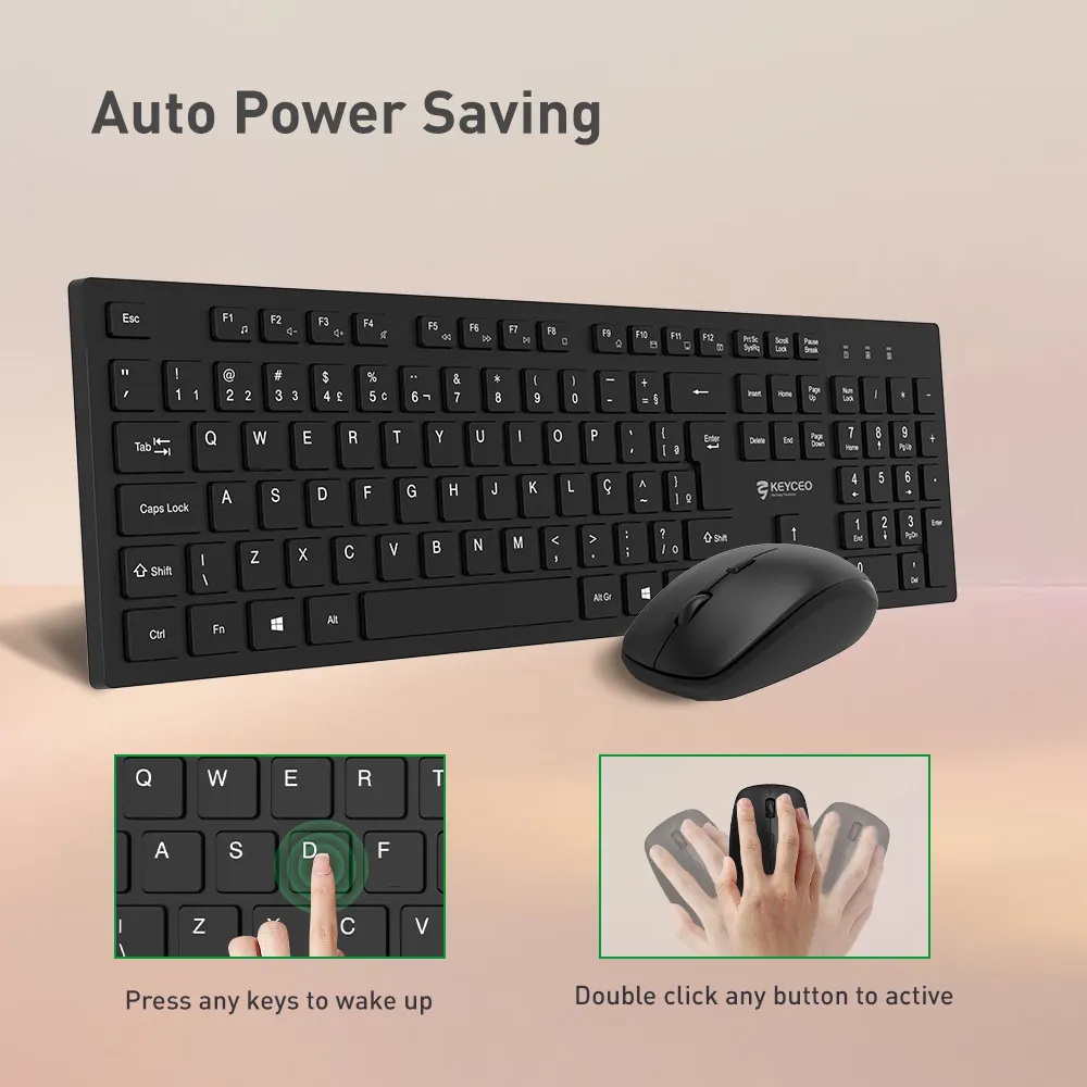 Keyboard and Mouse Combo 2.4G OFFICE COMBO by Keyceo-1 8