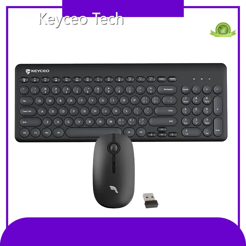 Quiet Wireless Keyboard and Mouse Keyceo 1