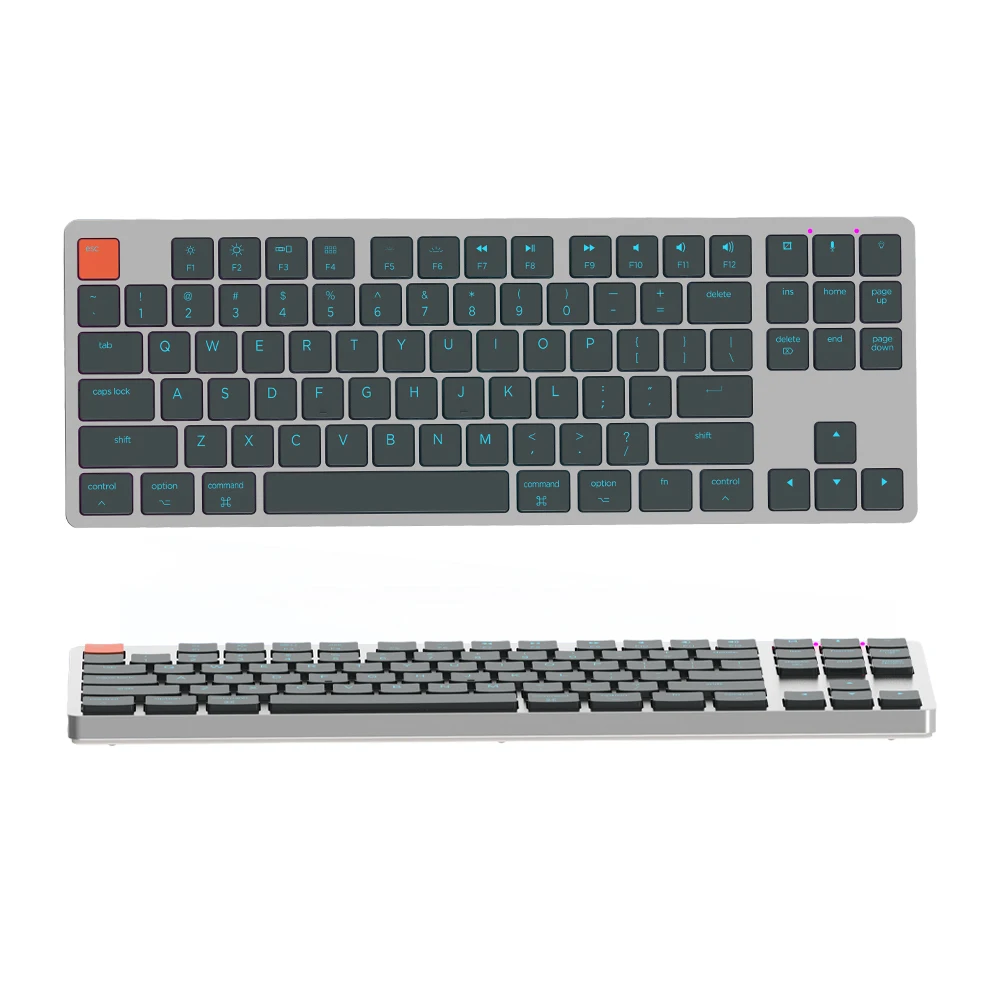 KY-MK101 gaming keyboard manufacturer Mini wireless keyboard Mechanical Keyboard RGB Light Up Backlit Backlight LED PC Computer 1