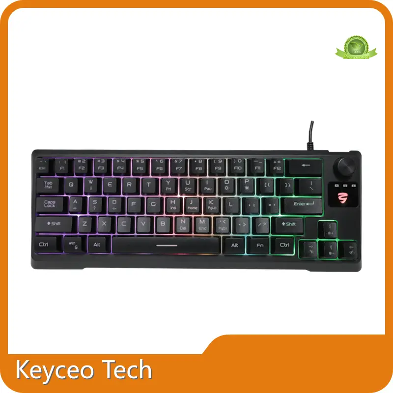 White Gaming Keyboard Keyceo 1