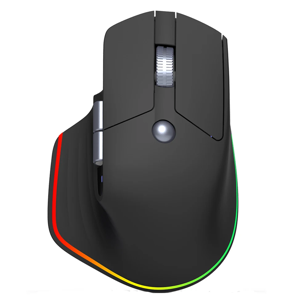 KY-M1051WR Mouse ergonômico para jogos de escritório de dupla função sem fio + conectividade Bluetooth 1