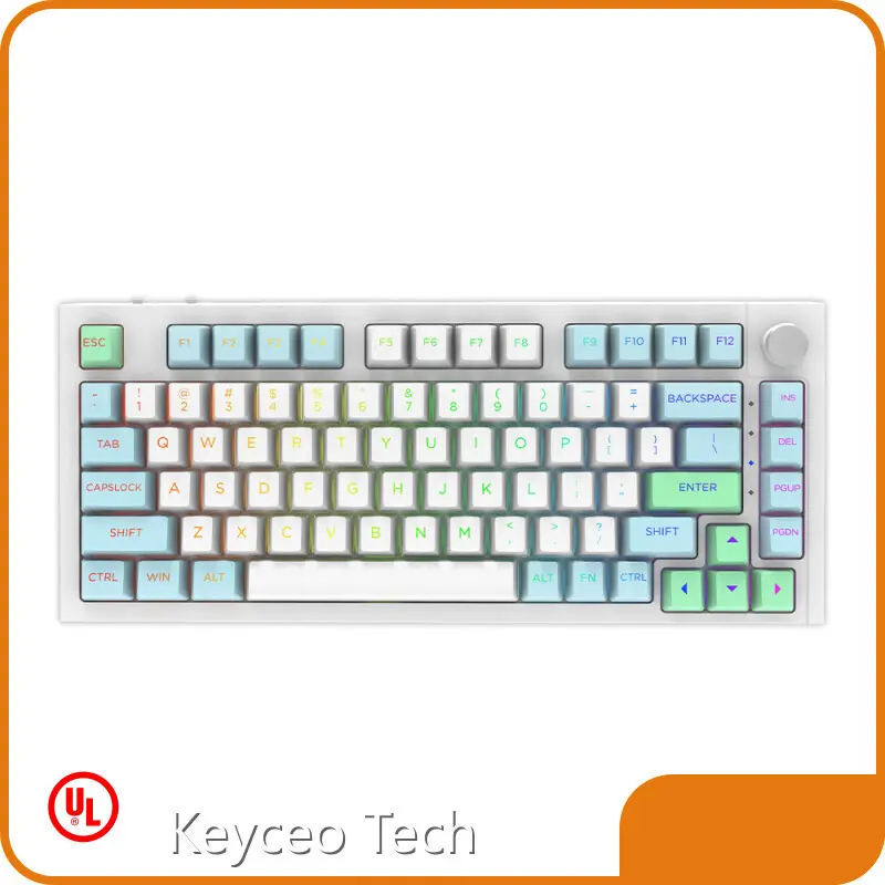 Keyceo Best Wireless Mechanical Keyboard Gaming Brand Mini Keyboard KY-MK109 333*143*43mm Custom 1