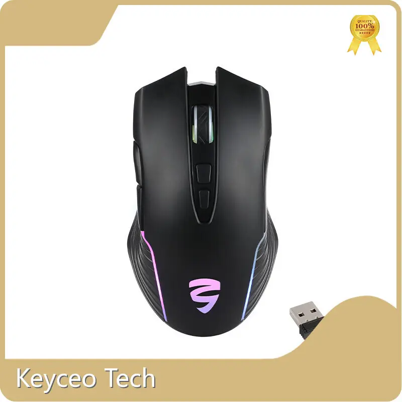 Wireless Gaming Mouse Brands KY-M2010RF KeyceoRGB 800-1200-1600-2400 1