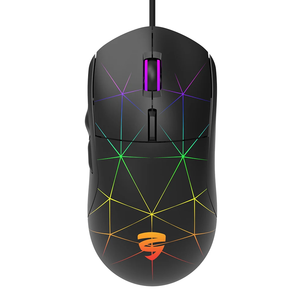 KY-M935 Kabelgebundene Gaming-Maus mit individuellem Logo, supergünstige RGB-USB-16000-DPI-Kabelmaus, Gamer-Computermaus 1