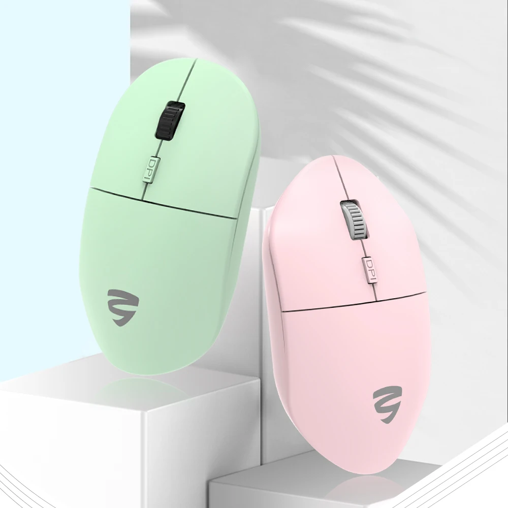 Hochwertige kabellose Beauty-Maus mit zwei Formen und mehreren Farboptionen, kabellose Bluetooth-Maus 1