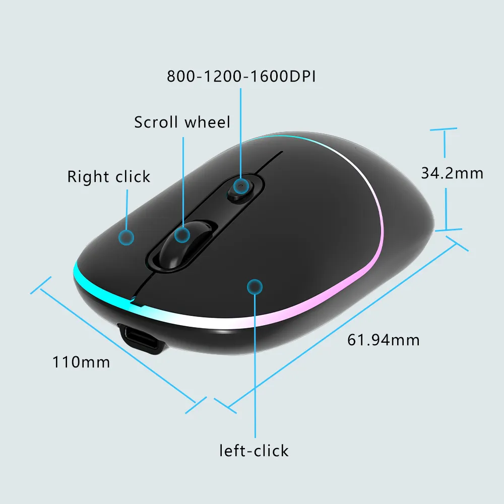 Oem Mouse 110*61.94*34.2 Mm by Keyceo 7