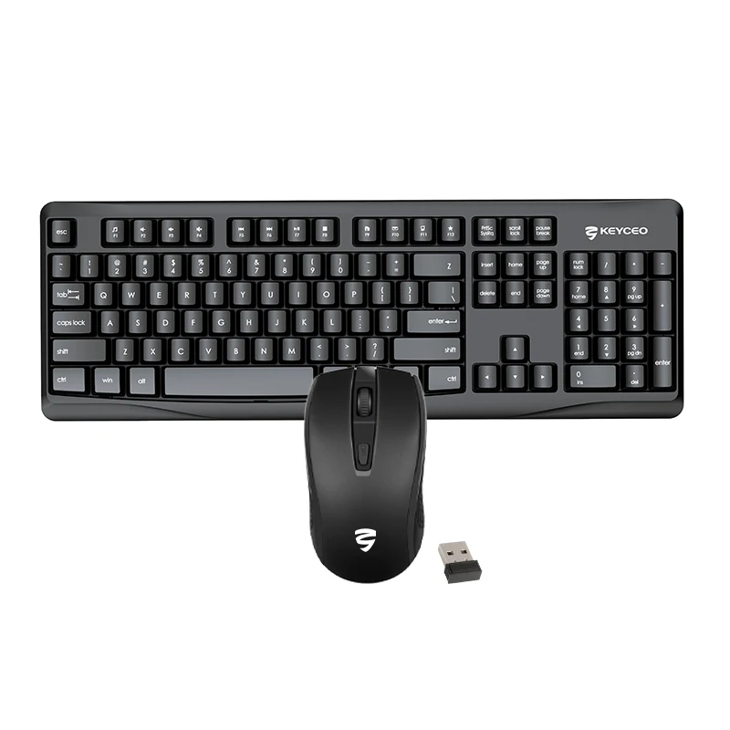 지원 Oem 2 In 1office 키보드 및 마우스 콤보 키보드의 12개 멀티미디어 키 인체공학적 저전력 2.4g 무선 콤보 1