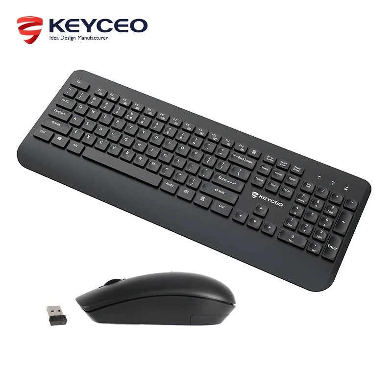 2023 Office Wireless Combo Ergonomické Pohodlné opierky rúk Roztomilý tvar Jednoduché prenášanie Klávesnica Myš 1