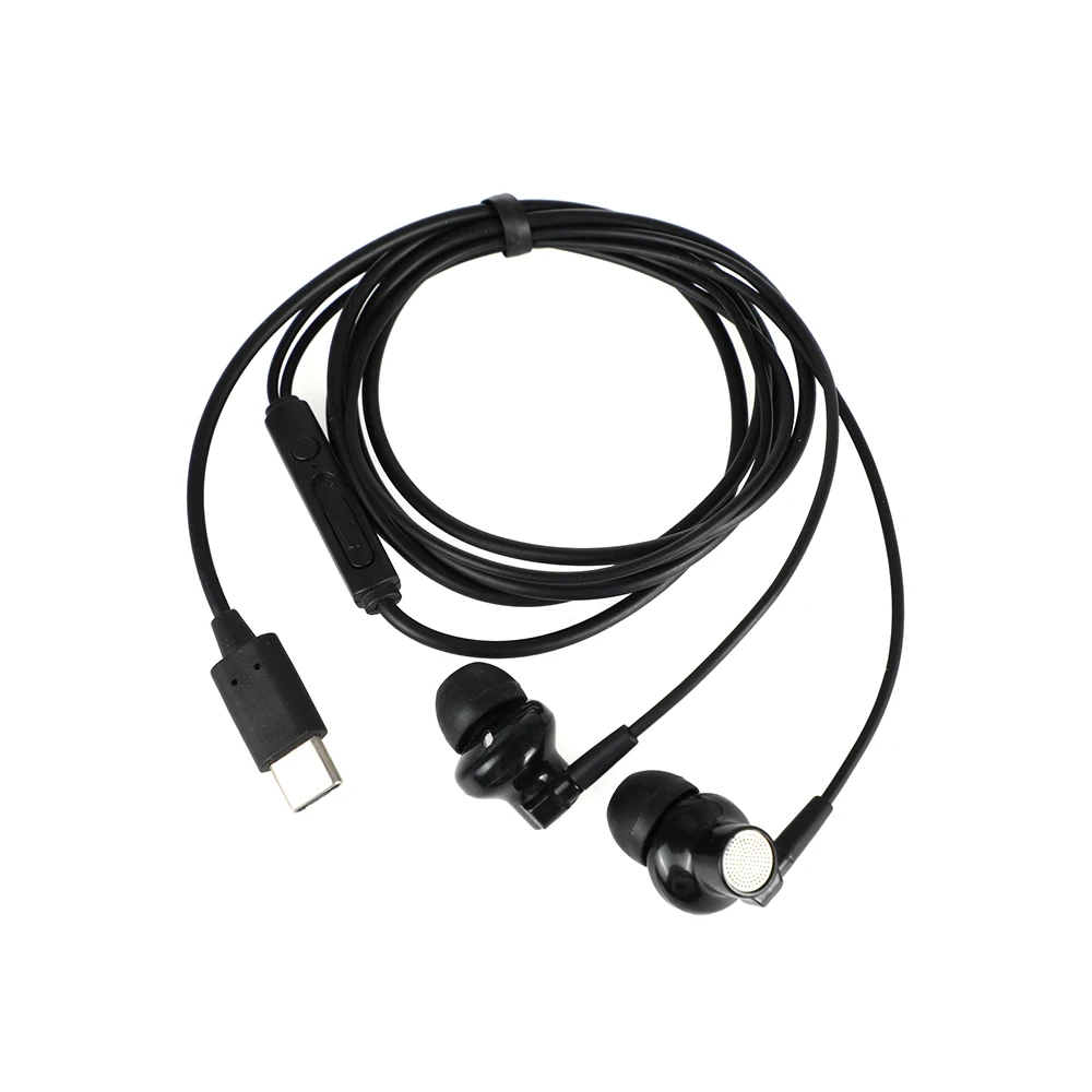 Factory Earplugs Type-c High Quality Cheapest Headphone Earbuds Wired Earphone 3.5mm Silicone Wired Ear Buds With Microphone Oem 1