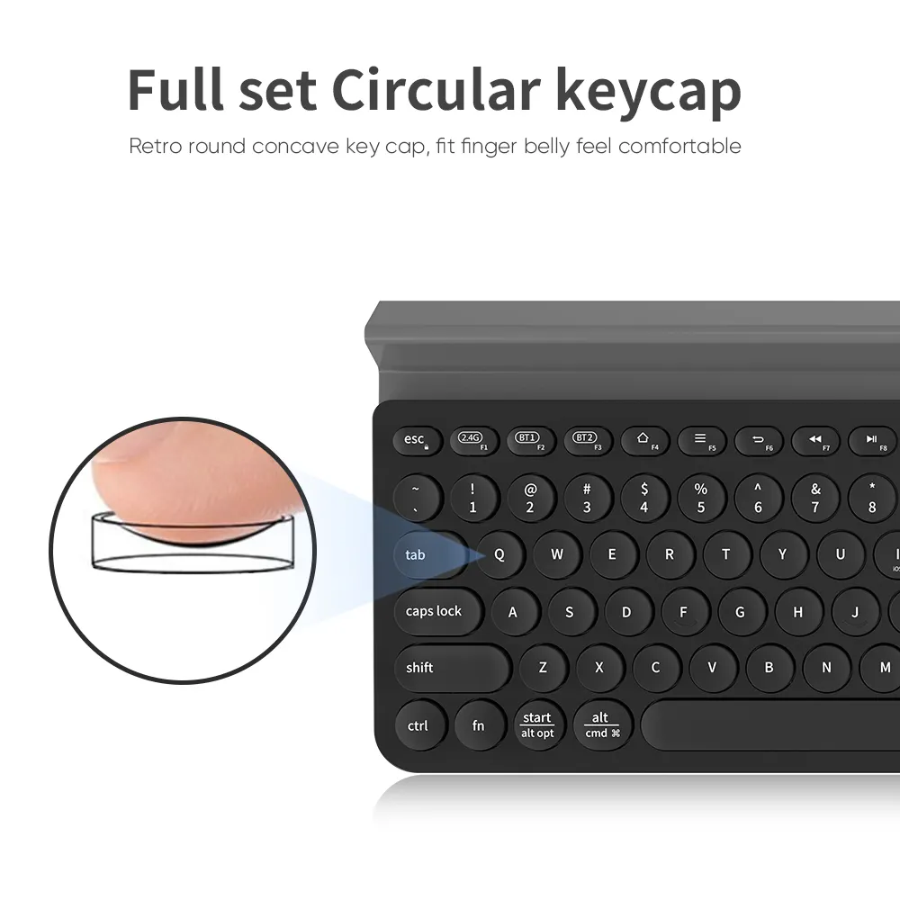 Keyceo Ergonomic Keyboards Wireless Brand Keyceo Built in 300mAh Battery 4