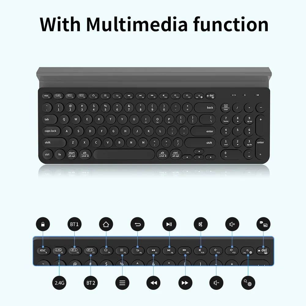 Keyceo Ergonomic Keyboards Wireless Brand Keyceo Built in 300mAh Battery 5