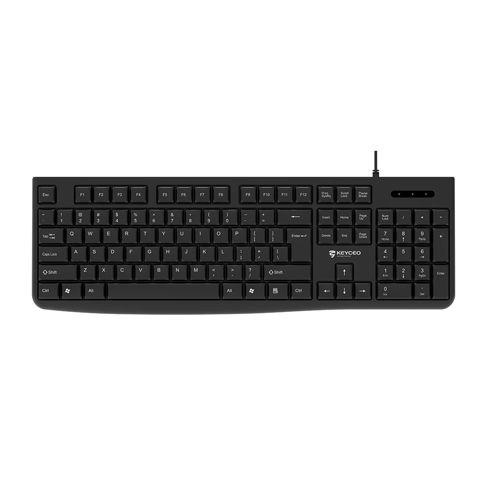 Büro-Tastatur, traditionelle PC-Computer-Tastatur, kabelgebunden, Russisch, Portugiesisch, Spanisch, Arabisch, Französisch, Layout, Tastatur, Desktop 1