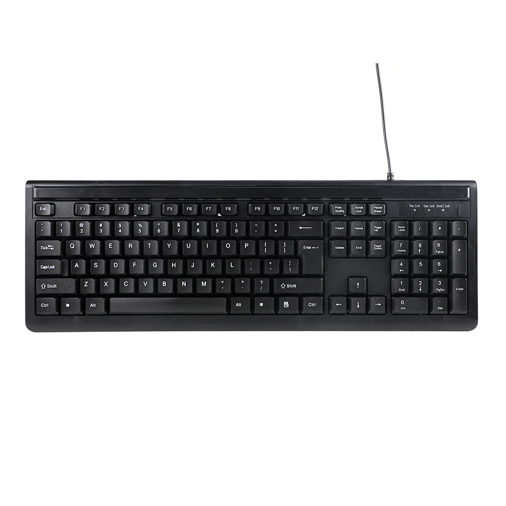 Intelligente Bürotastatur, ergonomisch, hochwertiges Kunststoffmaterial, beliebtes Erscheinungsbild, 12 Stück, Multimedia-Tasten, Tastatur, USB-OEM1 1