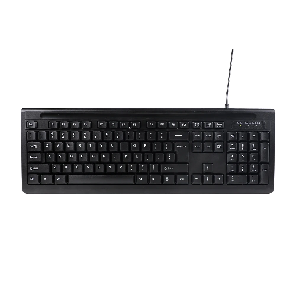 Ofis Klavyesi Pc Aksesuarları Ergonomik Popüler Görünüm Tasarımı 12 Adet Multimedya Tuşları Klavye Usb Plastik 1