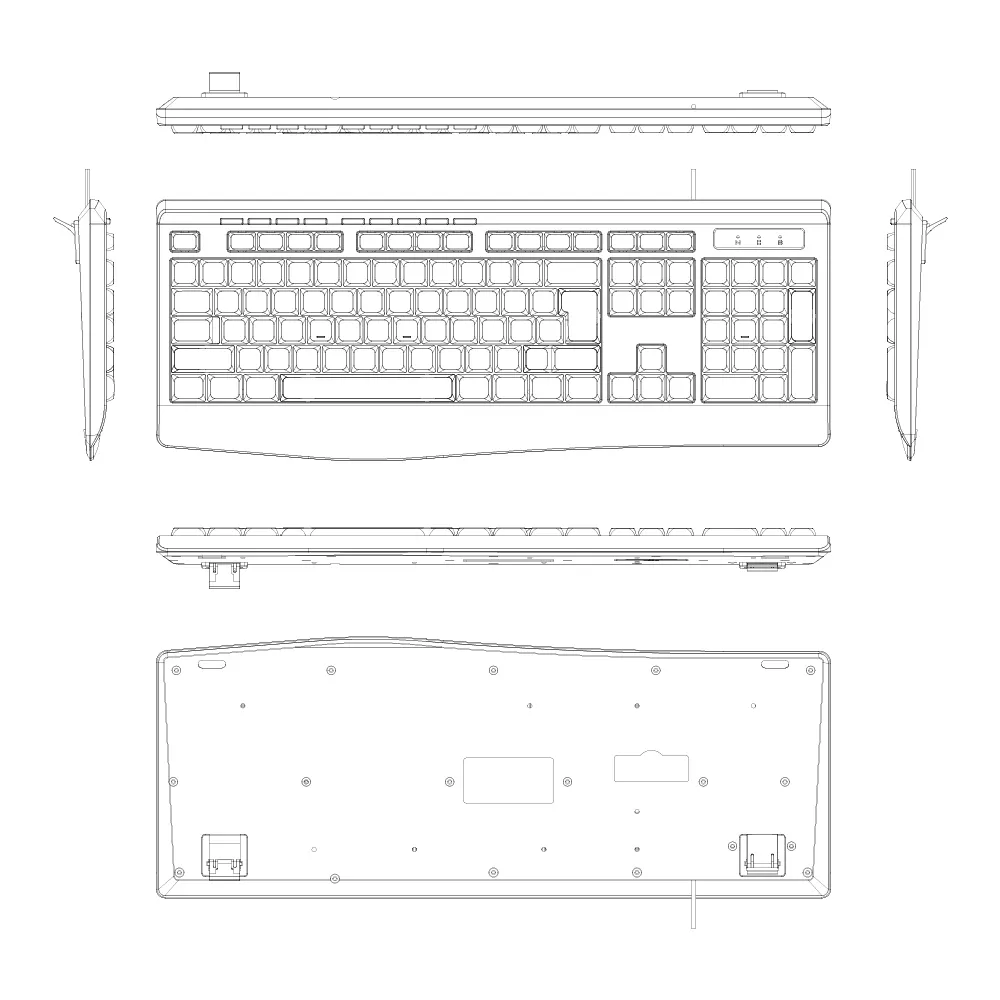OEM Mechanical Keyboard KY-K650 Keyceo Company 6
