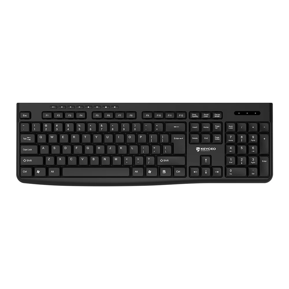 Idm Großhandel Beste günstigste ergonomische schlanke Tastatur Multimedia mehrsprachiges Layout USB-verkabelte Bürotastatur für Computer 1