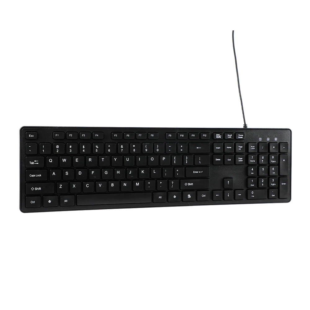 Benutzerdefinierte Logo-Tastatur Computer verkabelte USB-Tastatur Bürotastatur für Computerzubehör Unterstützt das gesamte Layout 1