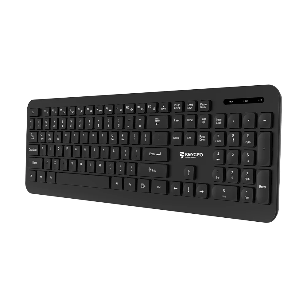 Großhandel Bt + 2,4g Drahtlose Tastatur Arabisch Wired Tastatur Mit Für Laptop Drahtlose Tastatur Büro Shenzhen 1