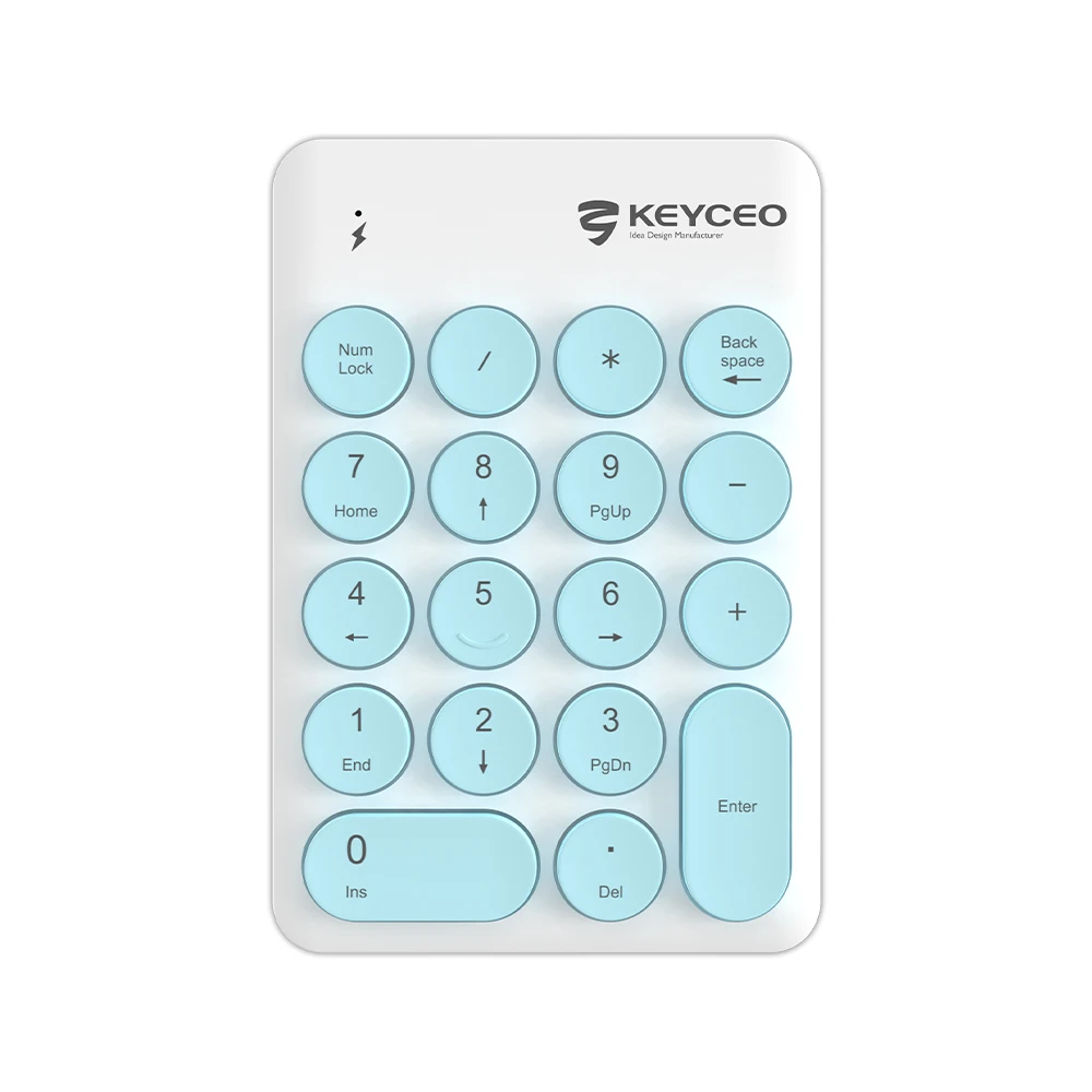 Zifferntastatur Computer Drahtlose Tastatur Büro Schlanke Tastatur Bt + 2,4 g High-End-Bürodesign und Positionierung 22 Tasten 1