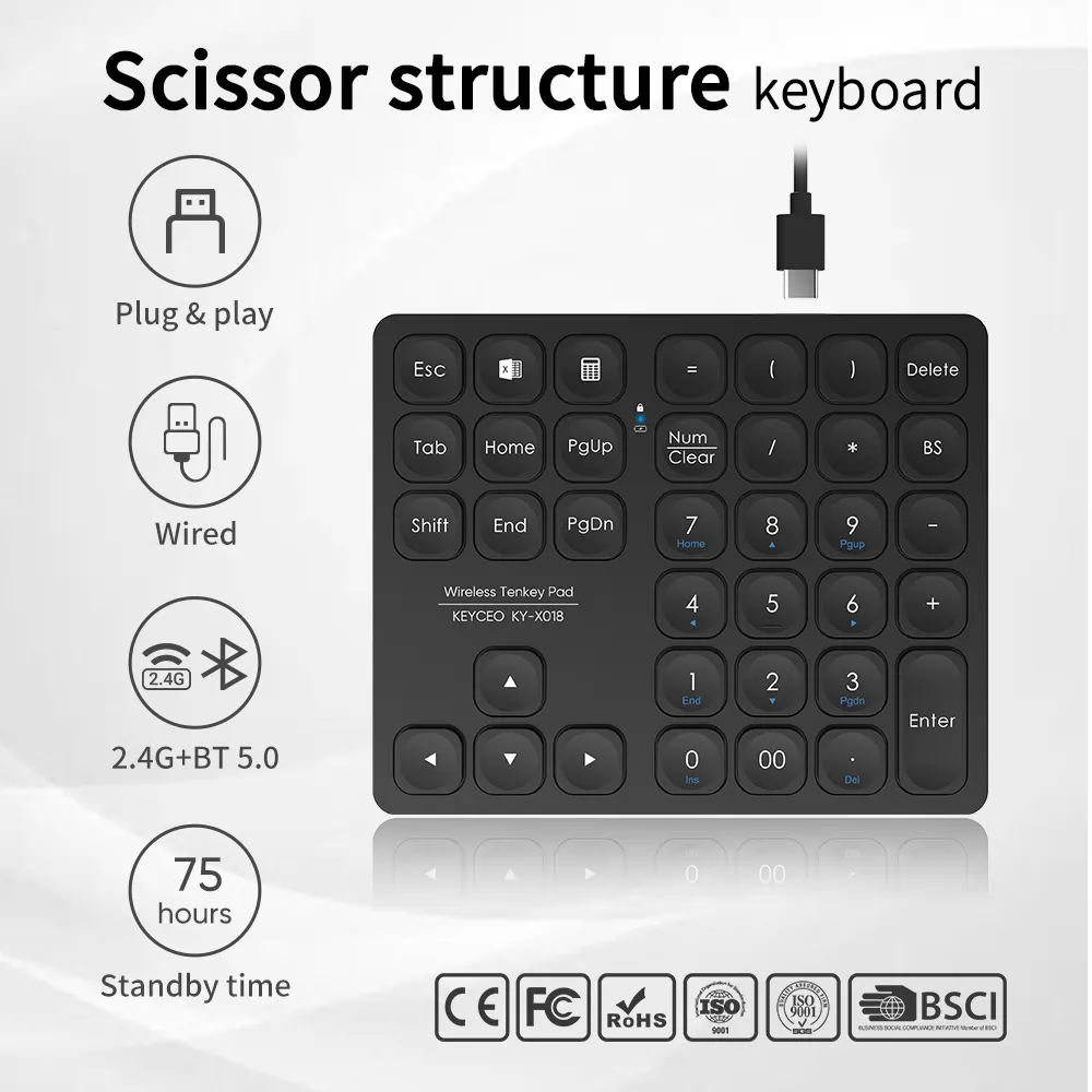 Mouse Pad Manufacturer Keyceo Brand 147*119*15mm Multi Keys 3
