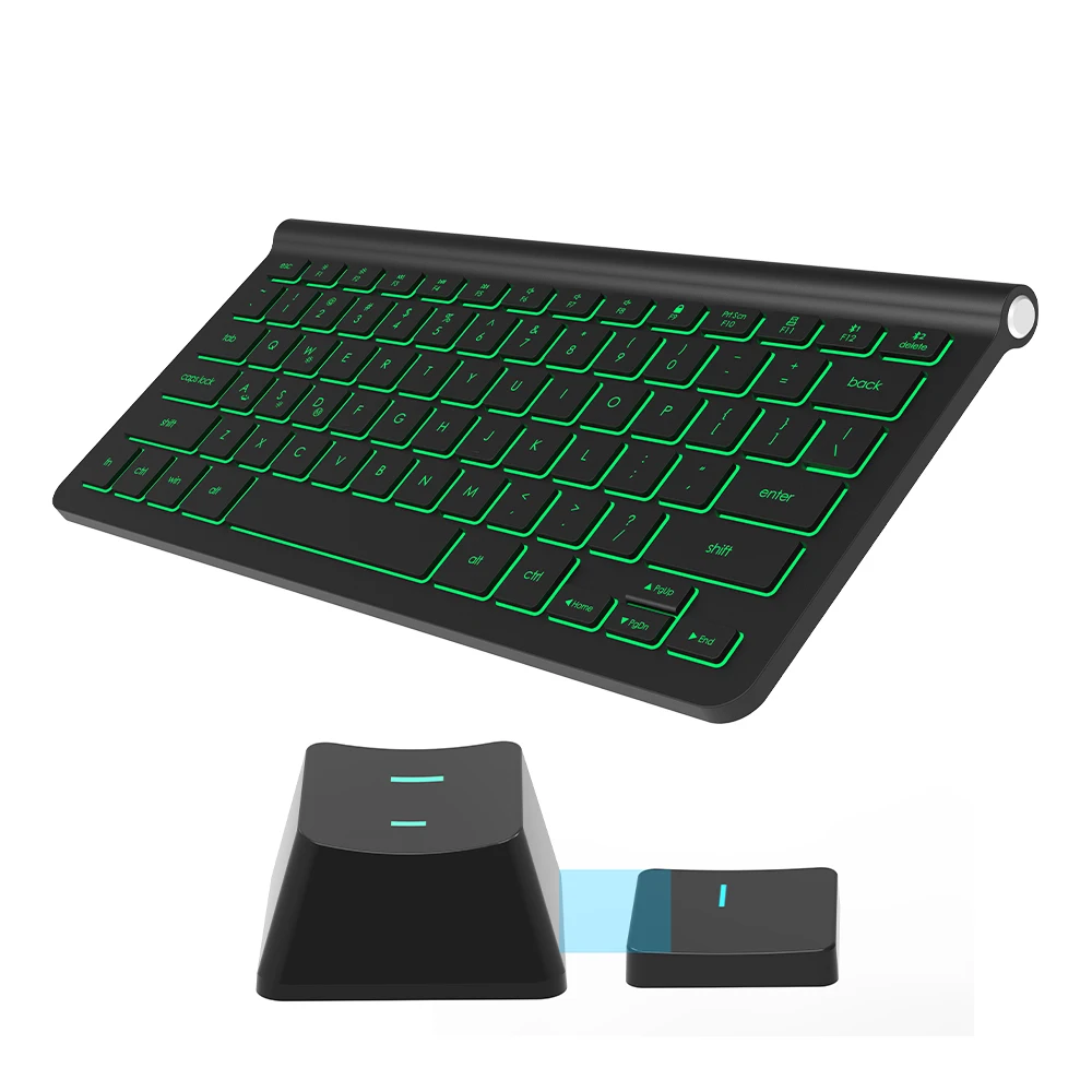 Hochwertige 78-Tasten-Tastatur mit schlanker Scherenstruktur, Hintergrundbeleuchtung, USB-BT, kabellose, wählbare Bürotastatur 1