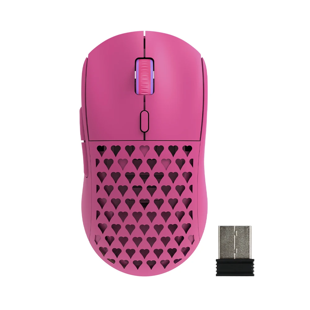 Gaming-Maus, individuell, abnehmbar, DIY, kabellose Maus, kabelgebunden, BT, 2,4 G, RGB, ergonomisch, mit Loch oder ohne Loch 1
