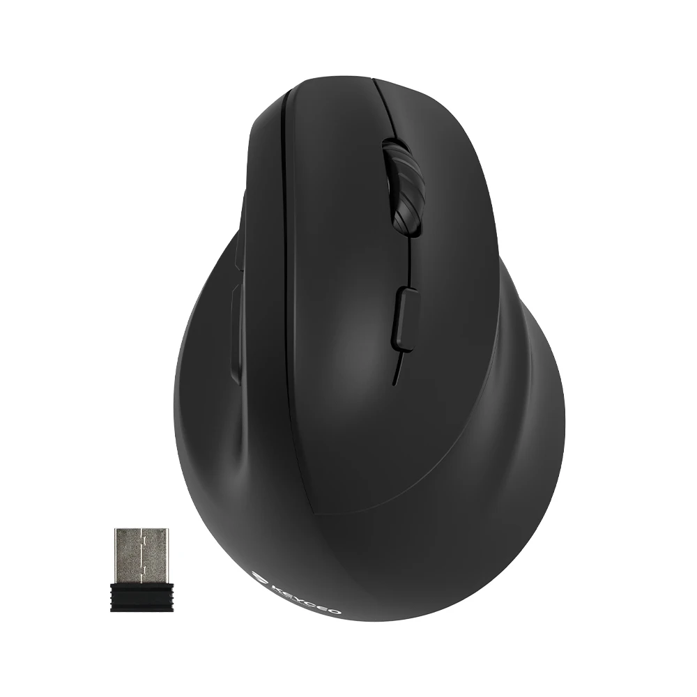 KY-MR620WB Mouse da gioco per PC ergonomico verticale wireless per computer da 2,4 g Mouse wireless per destrimani Mouse verticale wireless ergonomico 6d 1